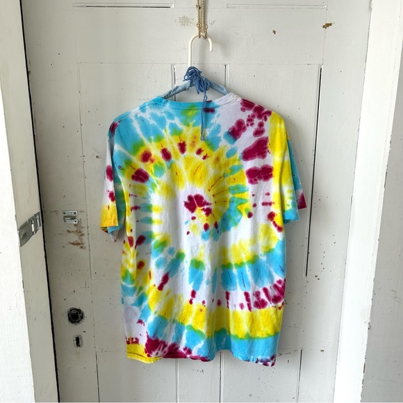 Port & Co Tie Dye Haight Ashbury Graphic T-Shirt Tee - Picture 5 of 10